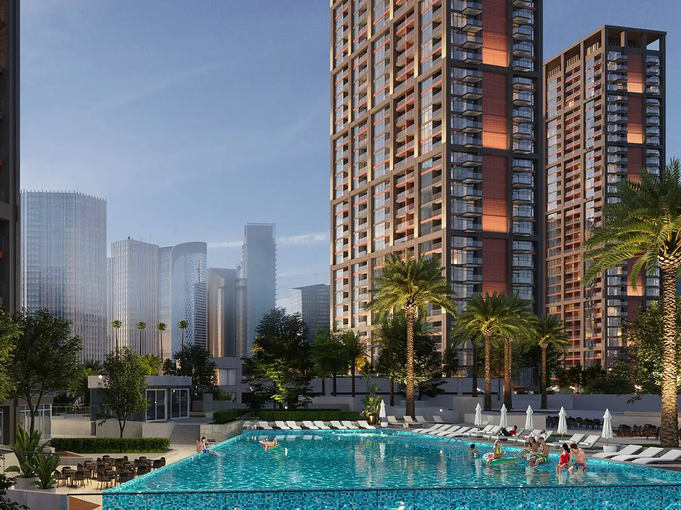 The tower pools, The Peninsula